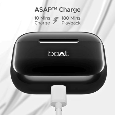 boAt Airdopes 161 TWS Earbuds – 40H Playtime, 13mm Drivers, Fast Charge, IPX5, Quick Touch Controls, Wireless Ear